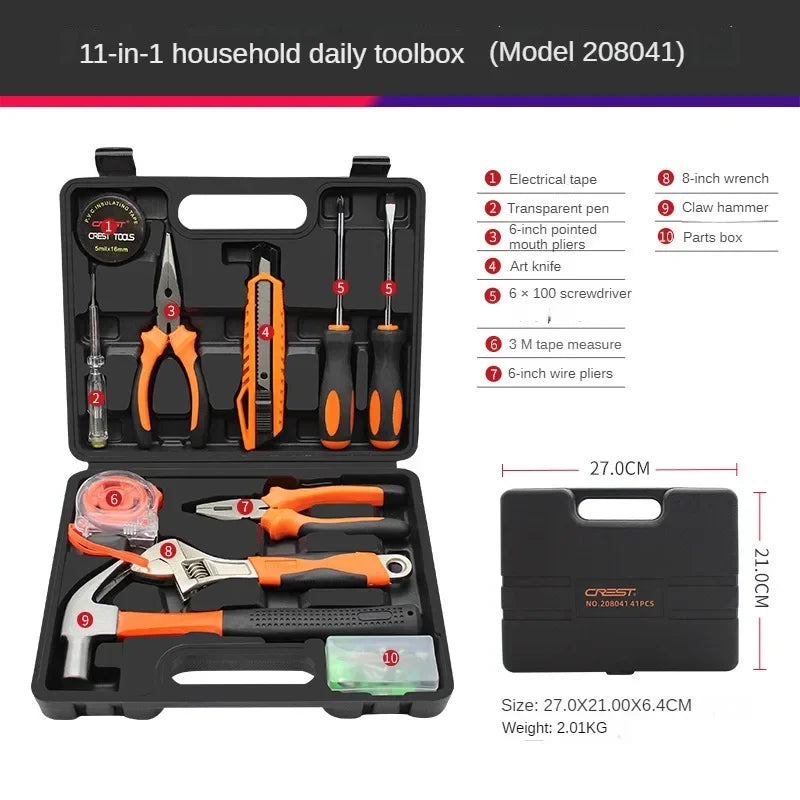 Household Hardware Tool Box Set Home Manual Combination Repair Tools Multifunctional Repair Tool Box