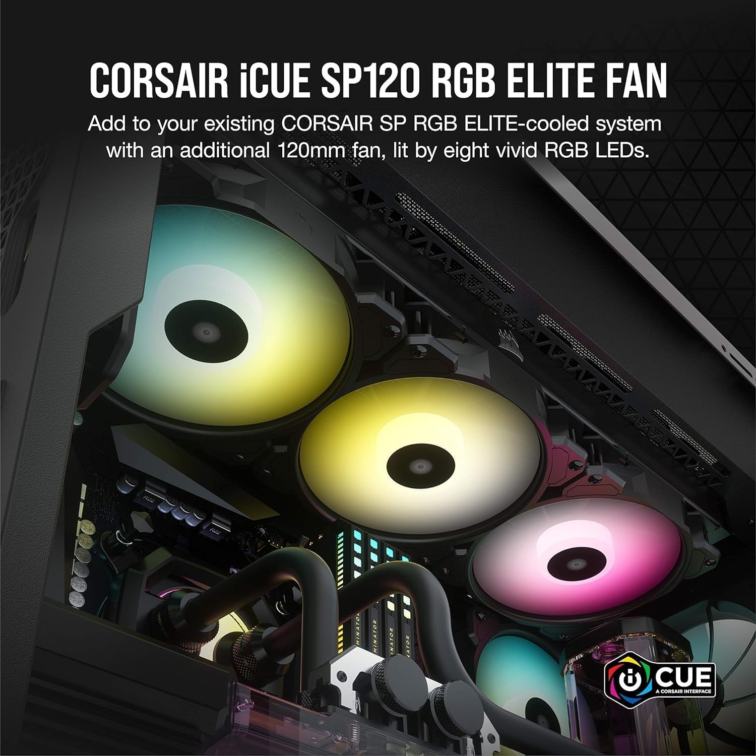 Icue SP120 RGB Elite Performance 120Mm PWM Single Fan